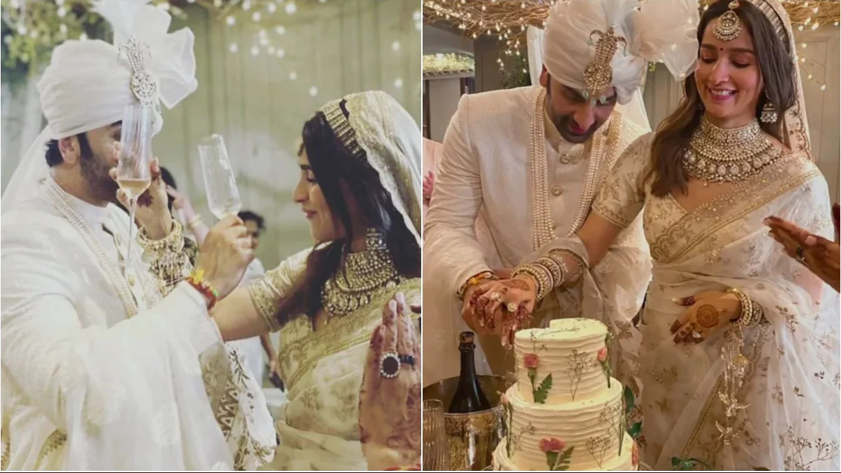 आलिया और रणबीर 5 साल डेट करने के बाद, गुरुवार को मुंबई में शादी के बंधन में बंध गए हैं, देखिये उनके रिसेप्शन डिटेल्स...