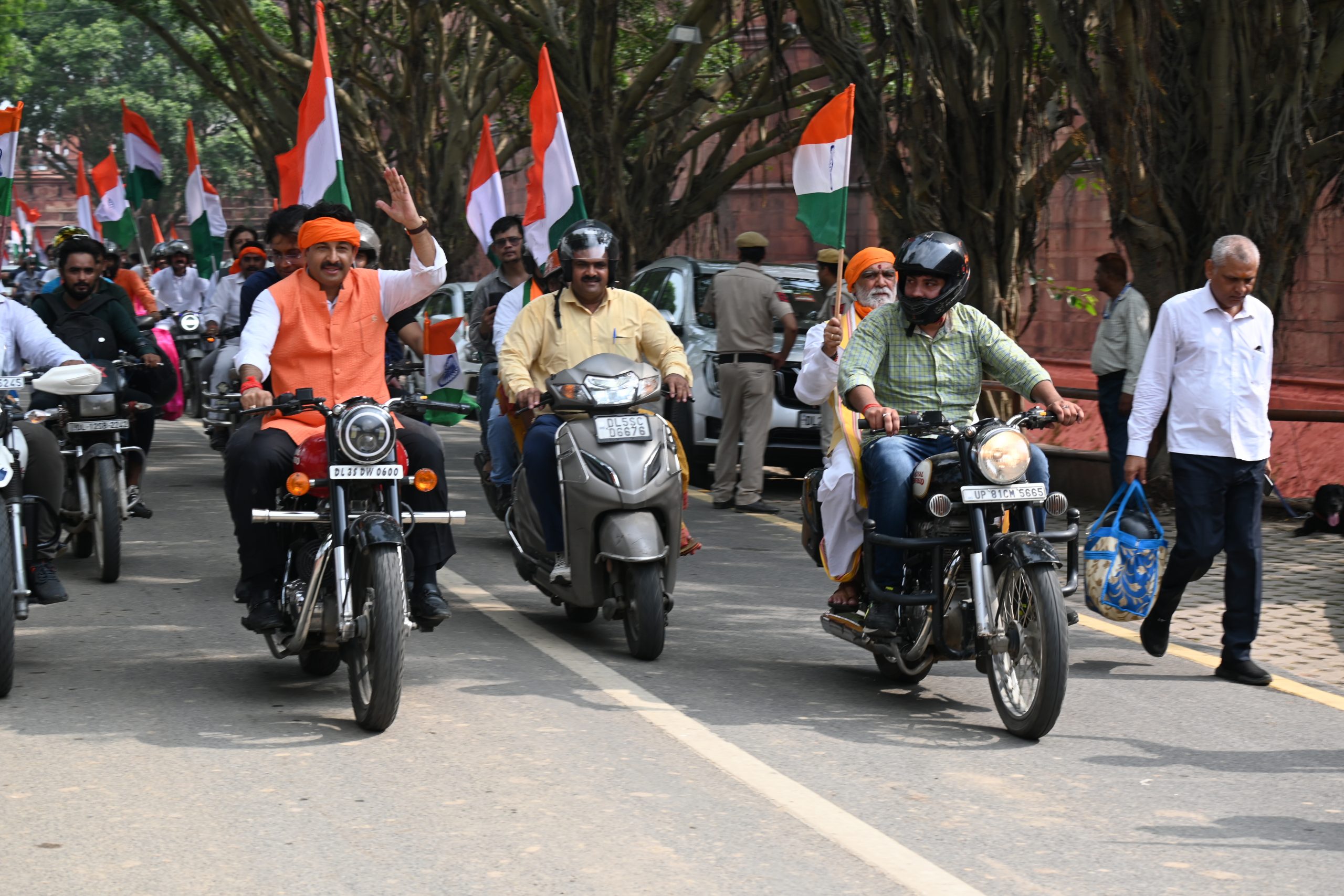 tiranga bike rally BJP